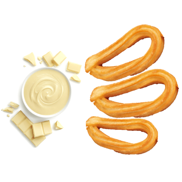 Churros Bílá čokoláda